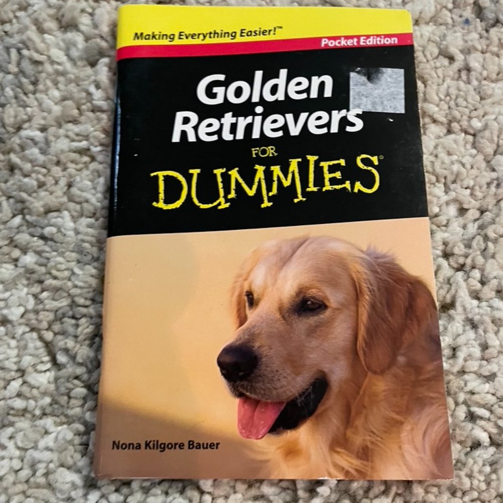 Golden Retrievers For Dummies Mini Book